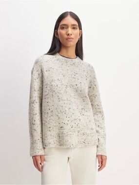 ✨ Everlane The Confetti Crew Merino Wool Blend Sweater Size Small